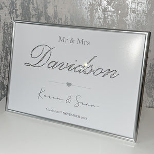 Wedding name print