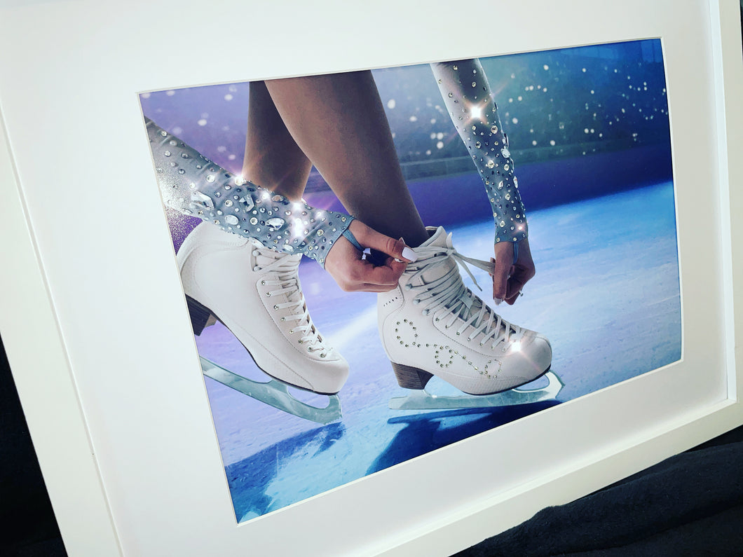 ice skating print