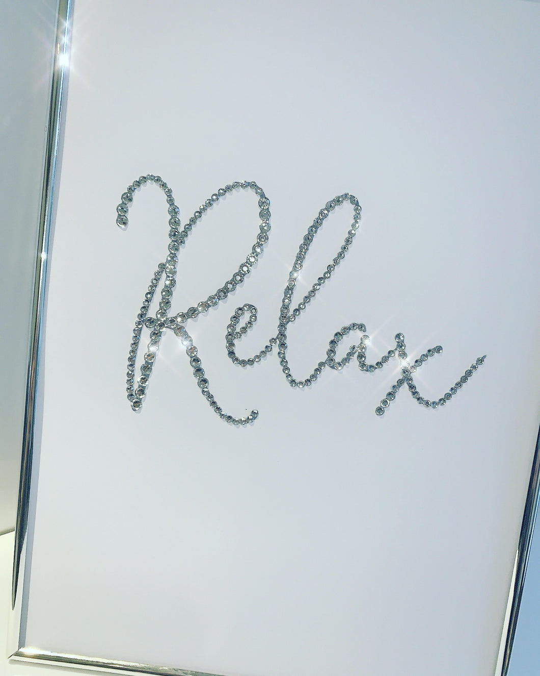 crystal relax print