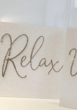 Load image into Gallery viewer, crystal relax plaque